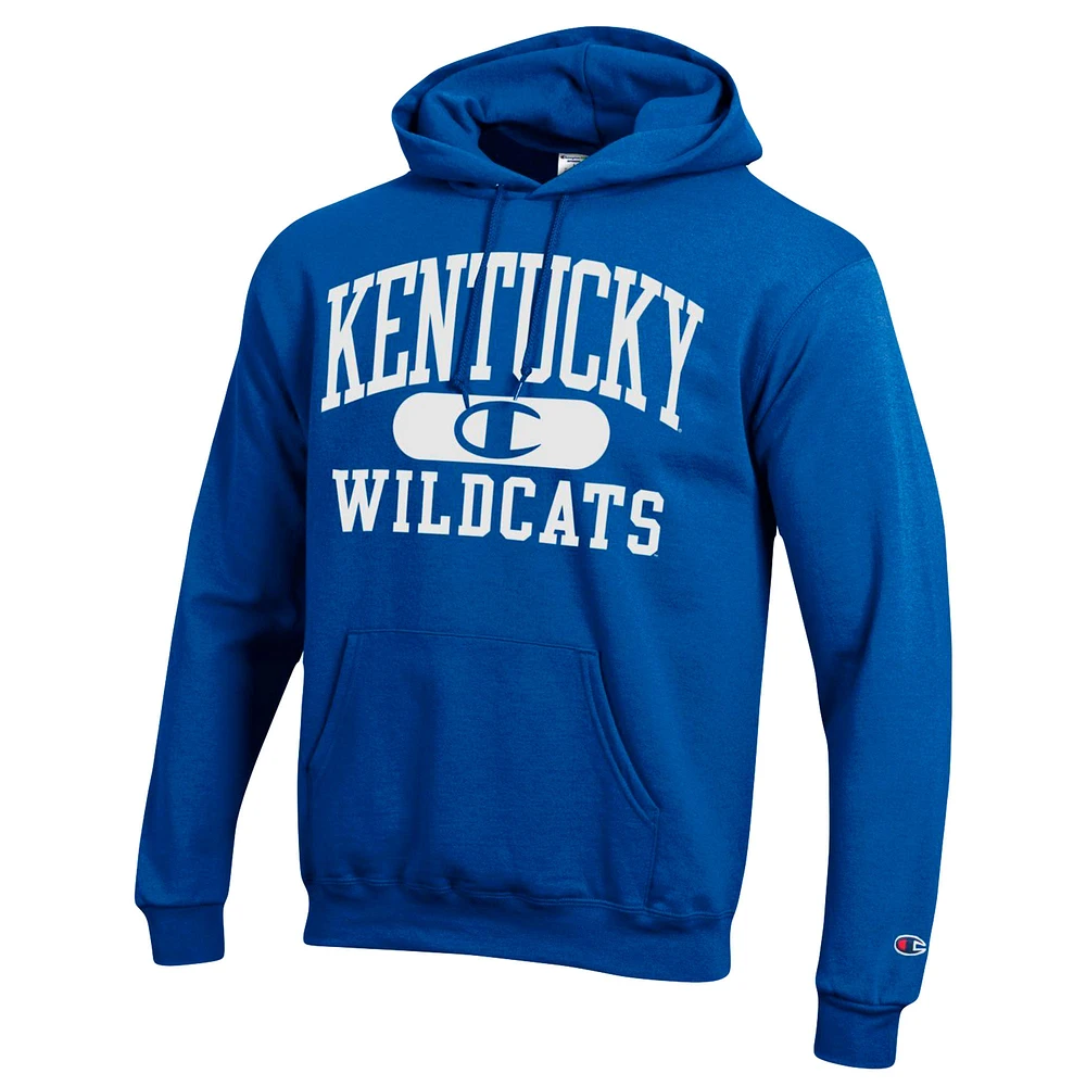 Sweat à capuche Champion Royal Kentucky Wildcats Arch Pill pour homme