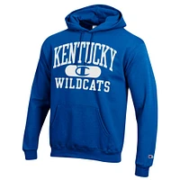 Men's Champion Royal Kentucky Wildcats Arch Pill Pullover Hoodie