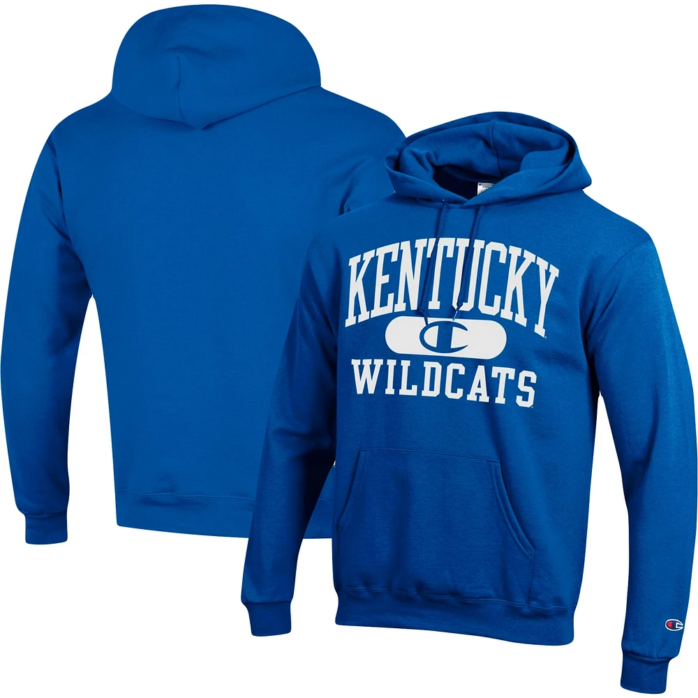 Men's Champion Royal Kentucky Wildcats Arch Pill Pullover Hoodie