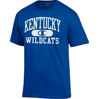 Men's Champion Royal Kentucky Wildcats Arch Pill T-Shirt