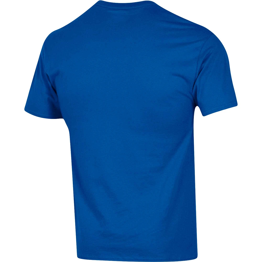 Men's Champion Royal Kentucky Wildcats Arch Pill T-Shirt