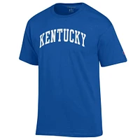 Men's Champion  Royal Kentucky Wildcats Basic Arch T-Shirt