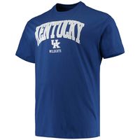 Men's Champion Royal Kentucky Wildcats Big & Tall Arch Over Wordmark T-Shirt