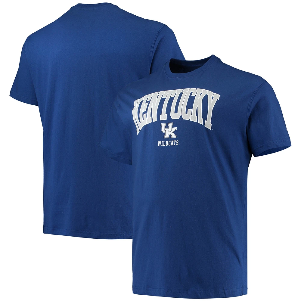 Champion Royal Kentucky Wildcats Big & Tall Arch Over Wordmark T-shirt pour homme