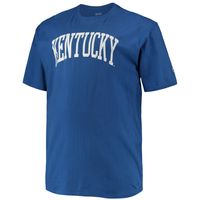 Men's Champion Royal Kentucky Wildcats Big & Tall Arch Team Logo T-Shirt