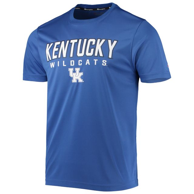 T-shirt Champion Royal Kentucky Wildcats Stack pour homme