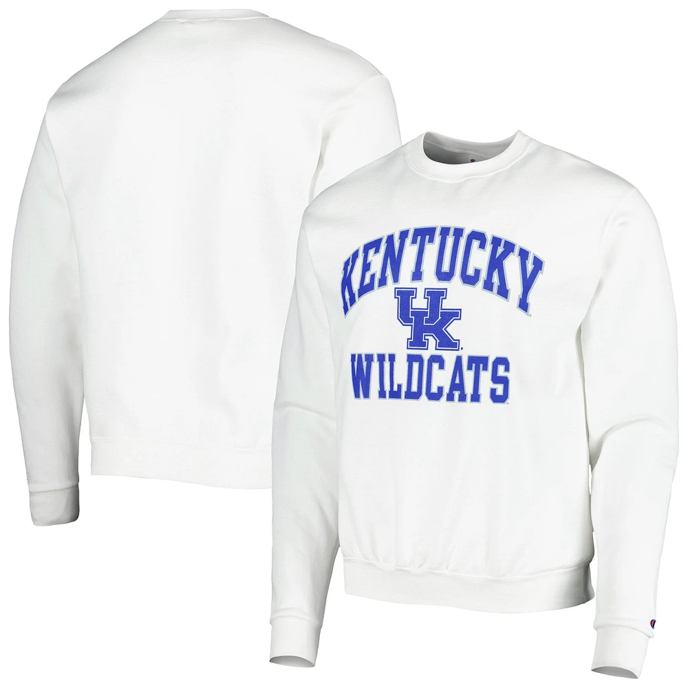 Sweat à capuche Champion Kentucky Wildcats High Motor pour homme, blanc