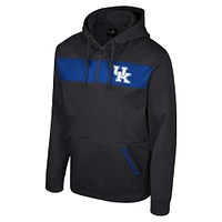 Sweat à capuche quart de zip Colosseum pour hommes, Kentucky Wildcats, noir