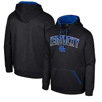 Men's Colosseum Black Kentucky Wildcats Reese Pullover Hoodie