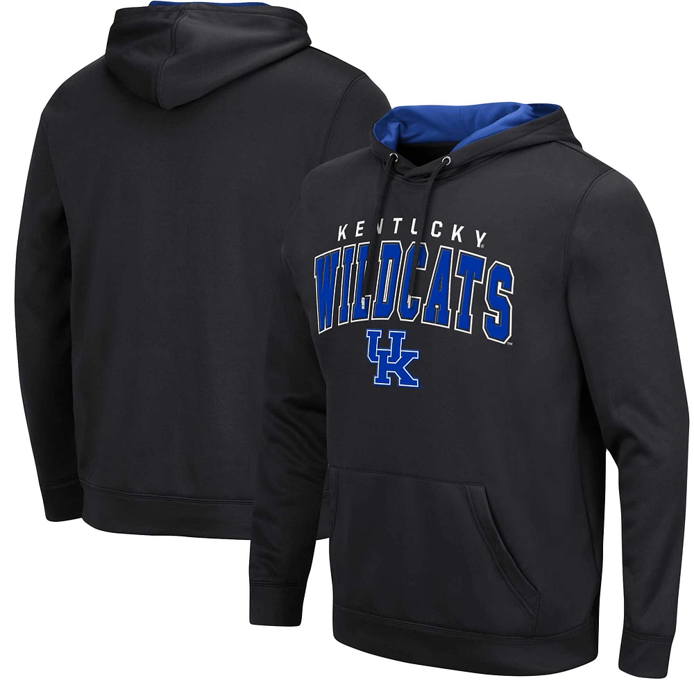 Pull à capuche noir Colosseum Kentucky Wildcats Resistance pour hommes