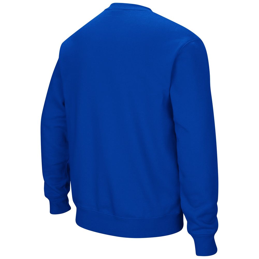 Men's Colosseum Royal Kentucky Wildcats Arch & Logo Pullover Sweatshirt