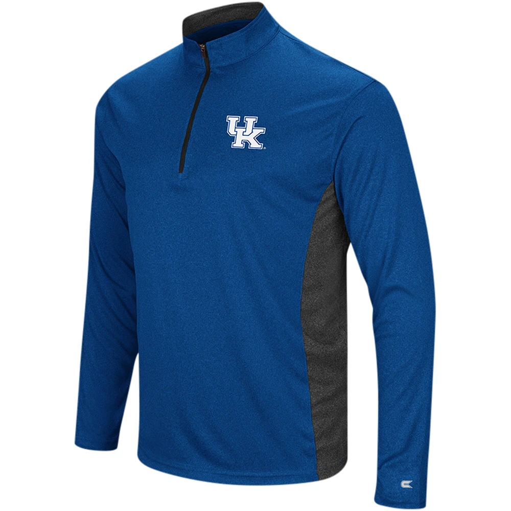 Men's Colosseum Royal Kentucky Wildcats Audible Quarter-Zip Windshirt