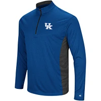 Men's Colosseum Royal Kentucky Wildcats Audible Quarter-Zip Windshirt