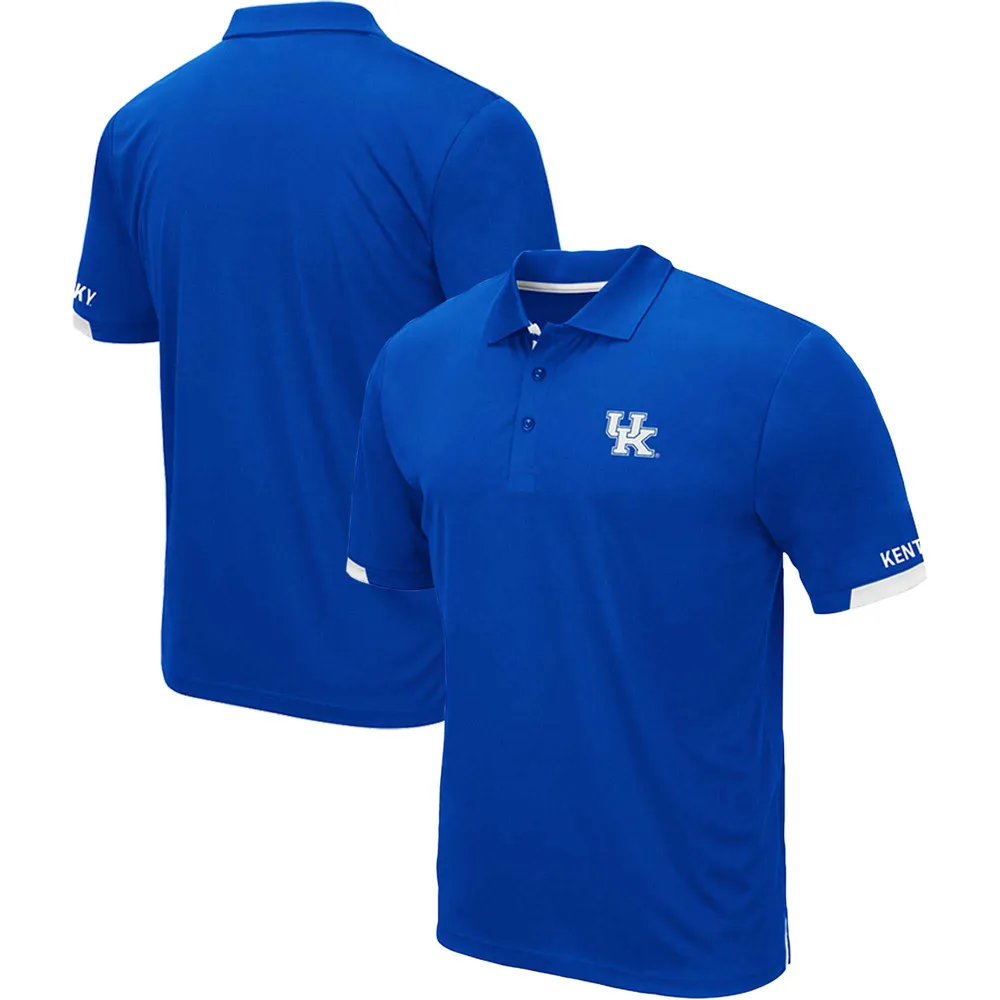 Men's Colosseum Royal Kentucky Wildcats Big & Tall Santry Polo