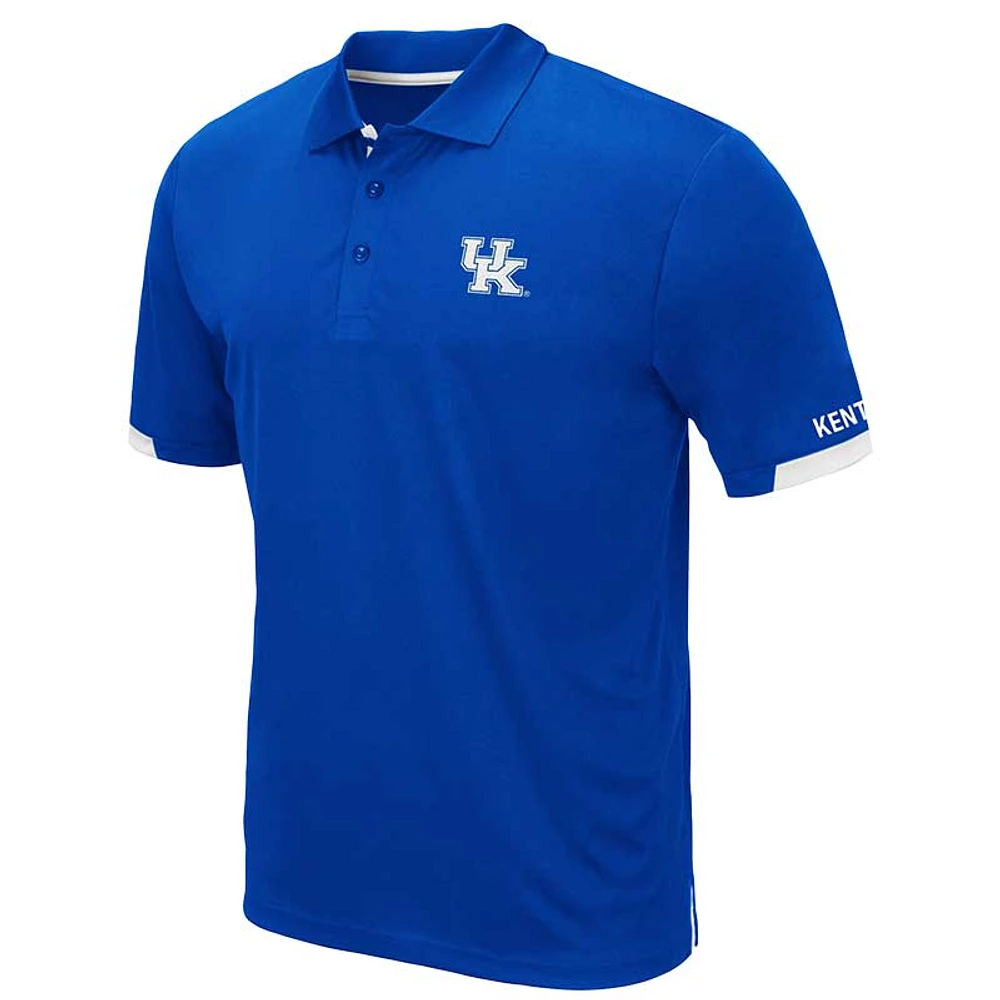 Men's Colosseum Royal Kentucky Wildcats Big & Tall Santry Polo