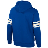 Pull à capuche pour hommes Colosseum Royal Kentucky Wildcats saluant