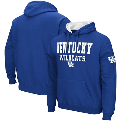 Men's Colosseum Royal Kentucky Wildcats Sunrise Pullover Hoodie