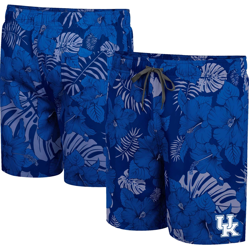 Men's Colosseum Royal Kentucky Wildcats The Dude Swim Shorts