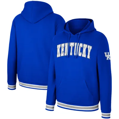 Kentucky Wildcats Colosseum Varsity Arch Pullover Hoodie - Royal