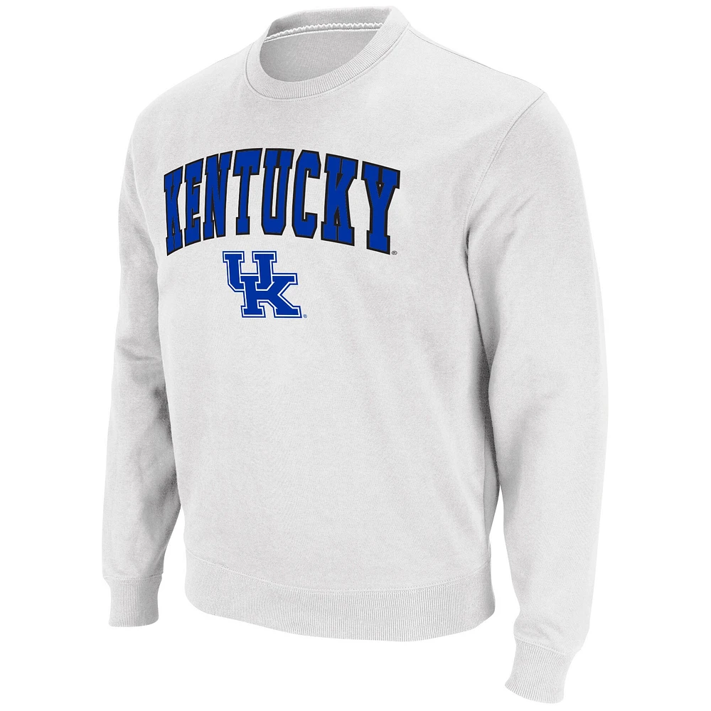 Sweat Colosseum Kentucky Wildcats Arch & Logo pour homme, blanc