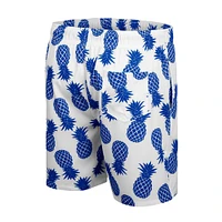 Men's Colosseum White Kentucky Wildcats Pineapples Swim Shorts