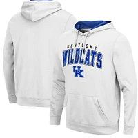 Pull à capuche Colosseum White Kentucky Wildcats Resistance pour hommes