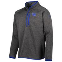 Men's Columbia Gray Kentucky Wildcats Canyon Point Omni-Shield Raglan Half-Zip Pullover Top