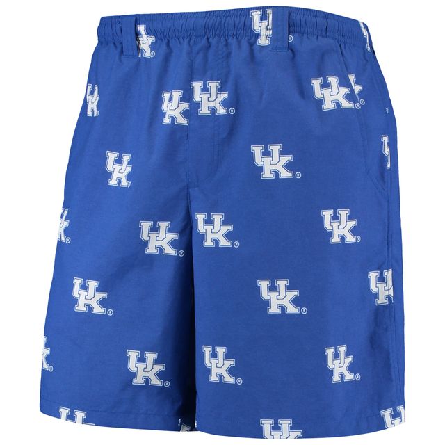 Short hybride Columbia PFG Royal Kentucky Wildcats Backcast II 8" Omni-Shade pour homme