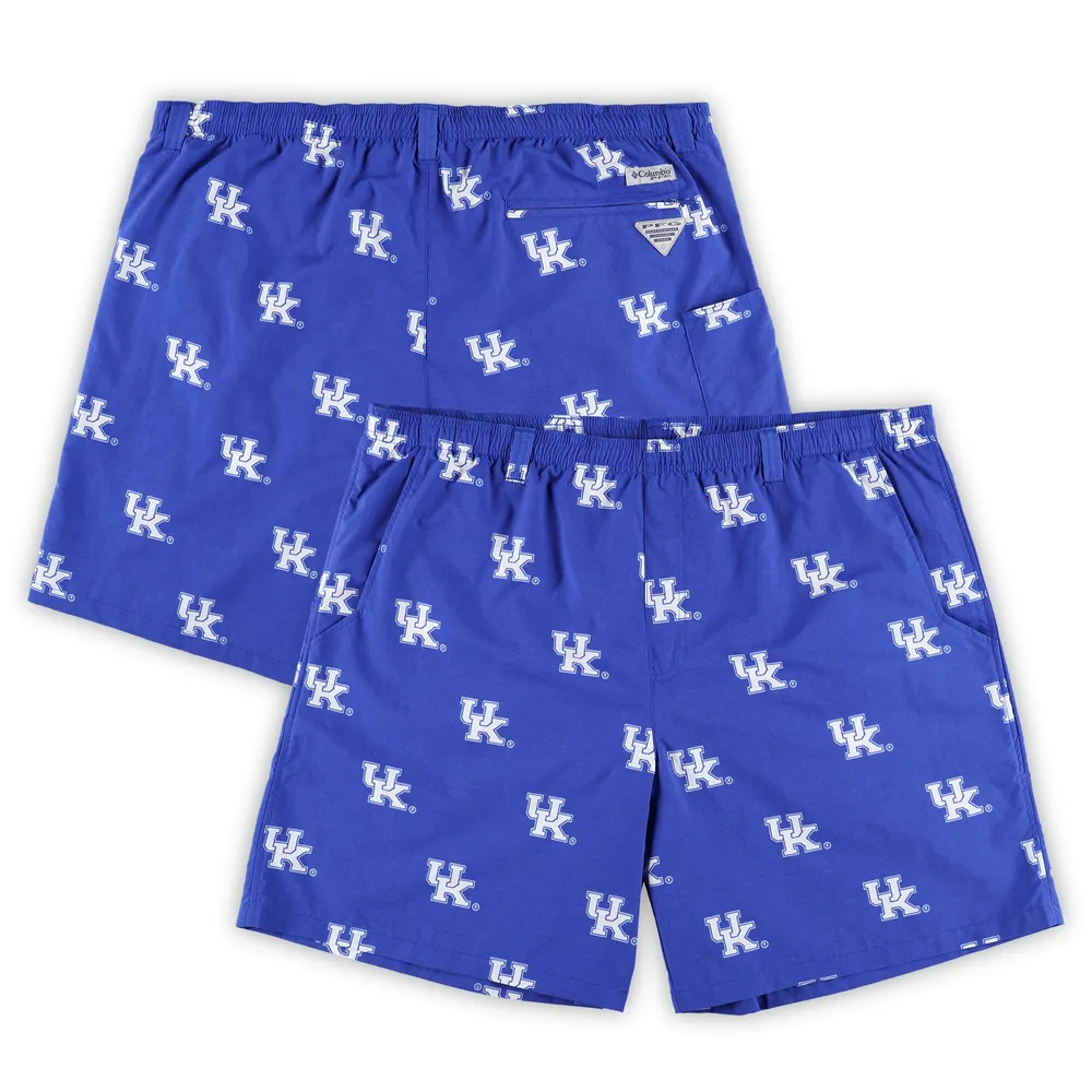 Lids Kentucky Wildcats Columbia Big & Tall Backcast II Allover Print Logo  Omni-Shade Shorts - Royal