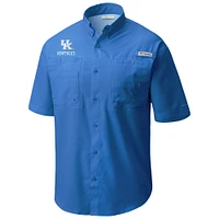 Men's Columbia Royal Kentucky Wildcats Big & Tall Collegiate Tamiami Button-Down Shirt