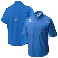 Chemise boutonnée Columbia Royal Kentucky Wildcats Tailles Big & Tall Collegiate Tamiami pour homme