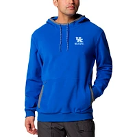 Men's  Columbia Royal Kentucky Wildcats Flanker Fleece Pullover Hoodie