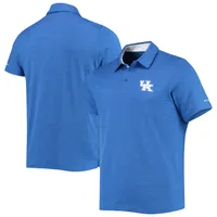 Polo omnicolore Columbia Royal Kentucky Wildcats Tech Trail pour homme