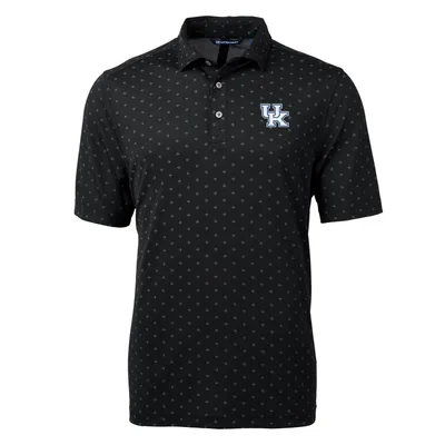 Kentucky Wildcats Cutter & Buck Virtue Eco Pique Tile Print Polo