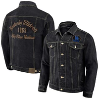 Collection Darius Rucker pour homme par Fanatics - Veste en jean boutonnée Kentucky Wildcats noire