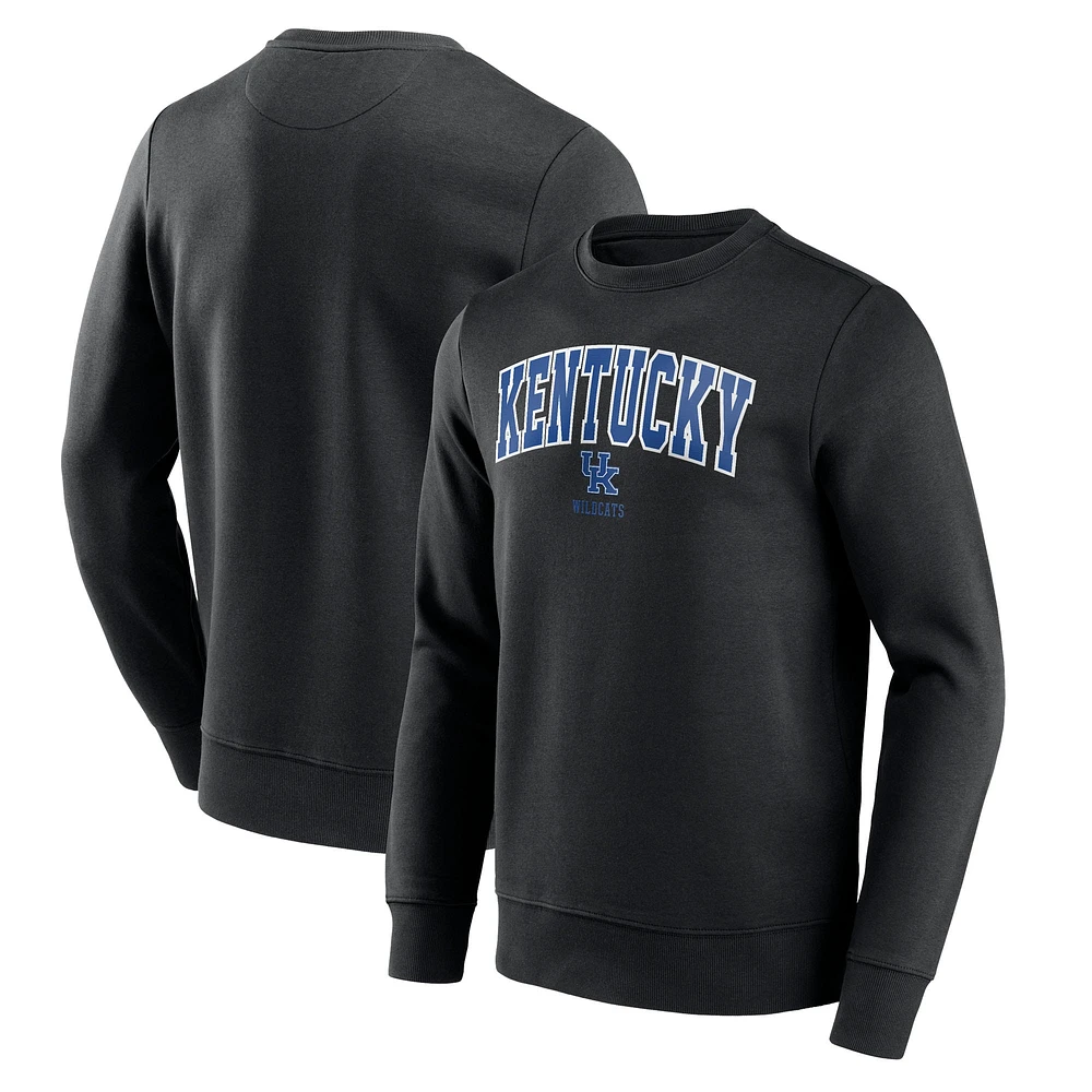 T-shirt à manches longues noir pour hommes Fanatics Kentucky Wildcats Core