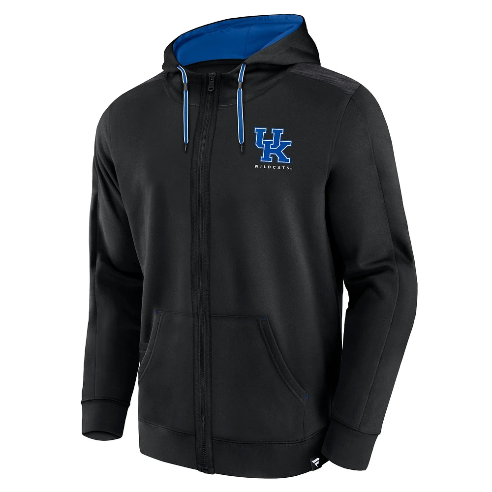 Men's Fanatics Black Kentucky Wildcats Power Index Full-Zip Hoodie