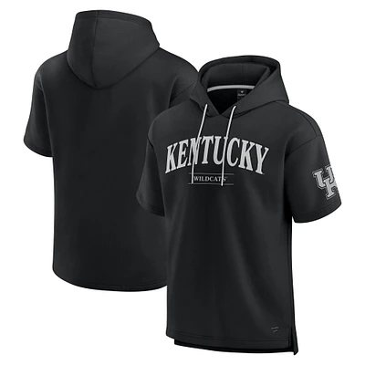 Sweat à capuche manches courtes pour hommes Fanatics Black Kentucky Wildcats Ready