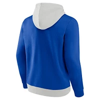 Sweat à capuche en polaire arctique pour homme Fanatics gris/bleu royal Kentucky Wildcats