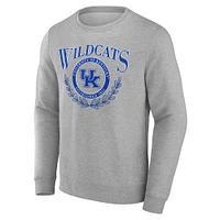 Sweat-shirt en polaire classique Laurel pour hommes Fanatics Heather Grey Kentucky Wildcats