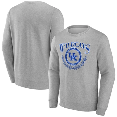 Sweat-shirt en polaire classique Laurel pour hommes Fanatics Heather Grey Kentucky Wildcats