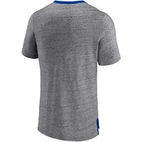 T-shirt de record personnel des Kentucky Wildcats Fanatics gris chiné pour hommes