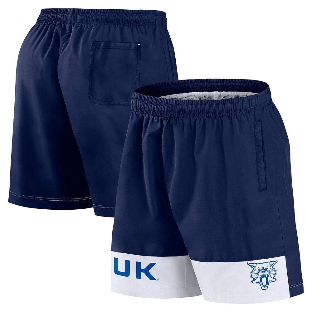 Men's Fanatics Navy Kentucky Wildcats Elements Intensity Woven Shorts