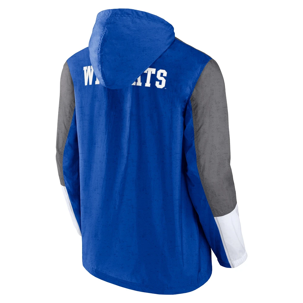 Men's Fanatics Royal/Gray Kentucky Wildcats Game Day Ready Full-Zip Jacket