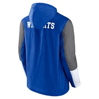 Veste entièrement zippée Fanatics pour hommes Royal/Gris Kentucky Wildcats Game Day Ready