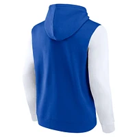 Sweat à capuche enfiler Fanatics Royal/White Kentucky Wildcats Outline pour homme