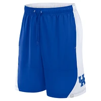 Men's Fanatics Royal/White Kentucky Wildcats Strength Unleashed Shorts