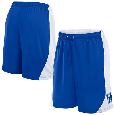 Men's Fanatics Royal/White Kentucky Wildcats Strength Unleashed Shorts