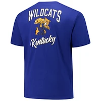 T-shirt pour homme Fanatics Royal Kentucky Wildcats Big & Tall Helmet