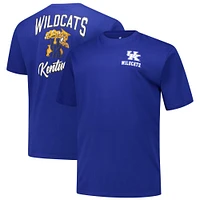 T-shirt pour homme Fanatics Royal Kentucky Wildcats Big & Tall Helmet